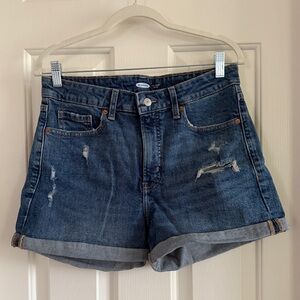 Old Navy Distressed Blue Jean Shorts